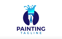 Creative Paint Brush Logo Design House Painting Screenshot 1