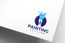 Creative Paint Brush Logo Design House Painting Screenshot 2