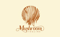 Premium Mushroom Logo Organic Farm Agriculture  Screenshot 1