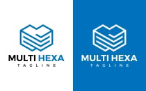 Multiple Hexagon Logo Technology Files Logo Stack Screenshot 1