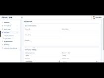 Front Desk Management System Screenshot 4