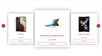 Dynamic Cards Slider - HTML CSS Javascript Screenshot 2