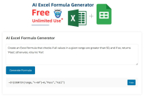 AI Excel Formula Generator WordPress Plugin Screenshot 3