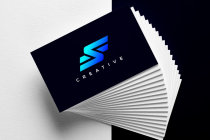 Letter S Technology Logo Design Fast Super Speed Screenshot 4