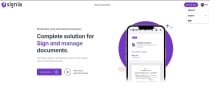 Signia - End-to-End Encrypted Signature Solution Screenshot 1