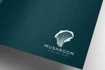 Agriculture Farm Organic Food Mushroom Tree Logo Screenshot 2