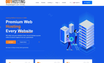 hostinux - Web Hosting Provider HTML5 Template Screenshot 1