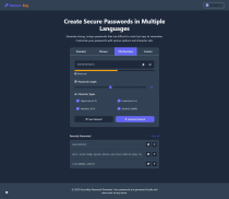 MultilangPass  Advanced Password Generator Screenshot 1