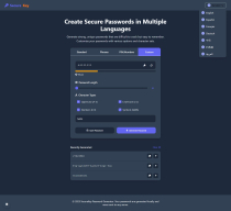 MultilangPass  Advanced Password Generator Screenshot 3