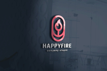 Happy Fire Logo Screenshot 1