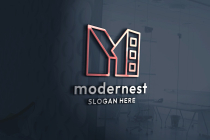 Modern Estate Letter M Logo Screenshot 1