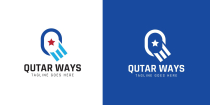 Qutar Ways Logo Design Template Screenshot 1