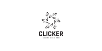 Round Clicker Logo Design Screenshot 2