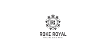 Roke Royal R Logo Design Screenshot 2