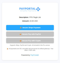 PPX Lite – Stripe QR Plugin WordPress Screenshot 2