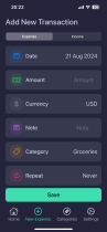 Save Wallet - Expense Tracker iOS App Screenshot 16