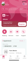 FSPA - Spa Booking Management System iOS Android Screenshot 1