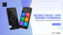 Compass - Secret Vault with Military Encryption Screenshot 1